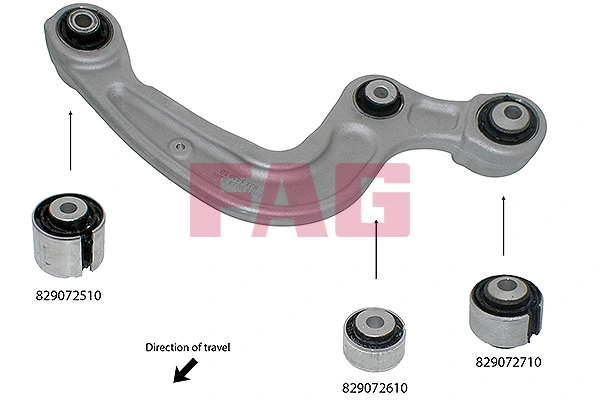 Mounting, control/trailing arm